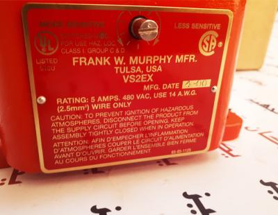 سویچ مکانیکی ارتعاش FRANK MURPHY Mechanical Vibration Switch VS2EX